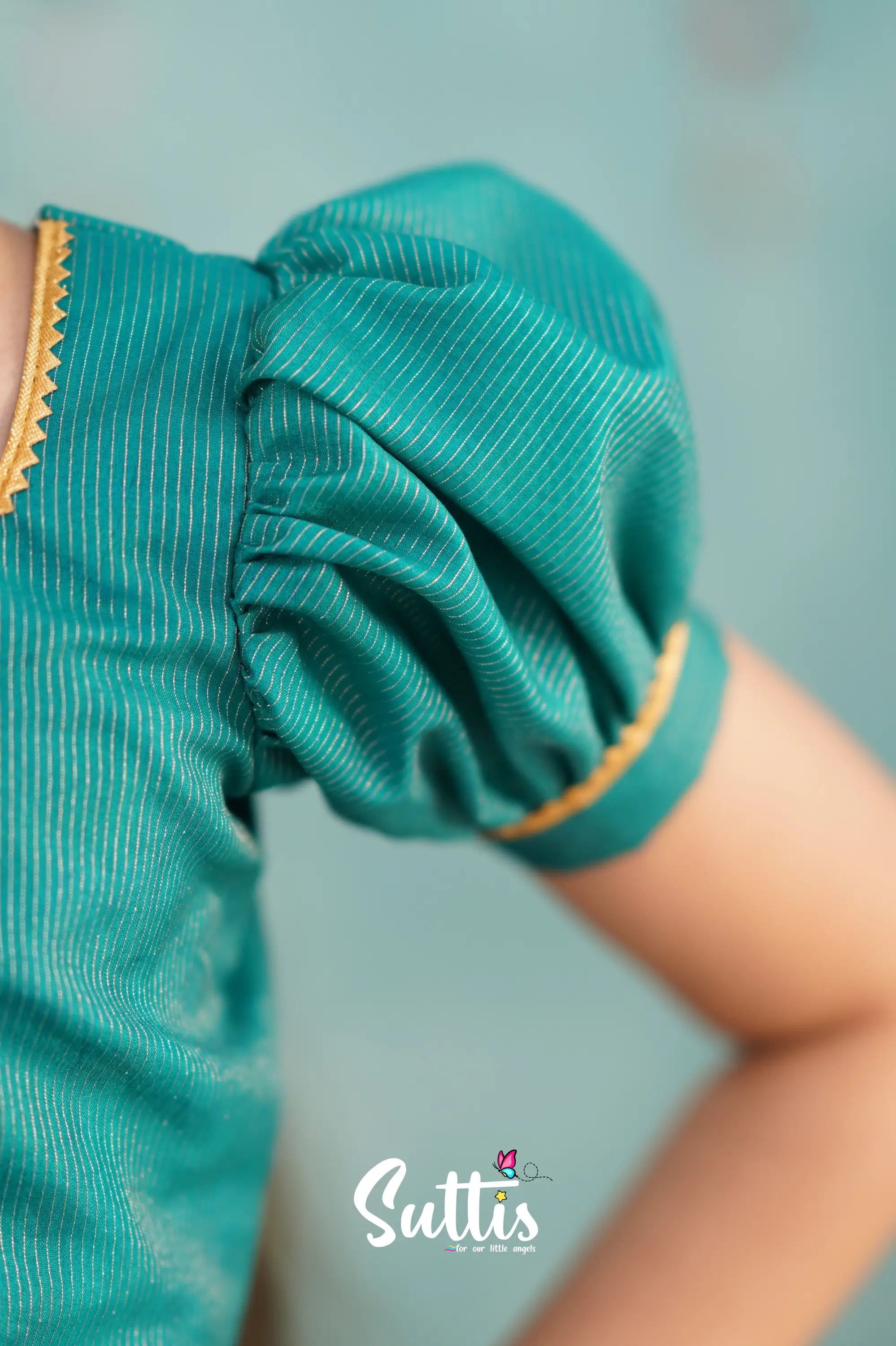 Pavadai Sattai - Dark Teal Kids - Suttis