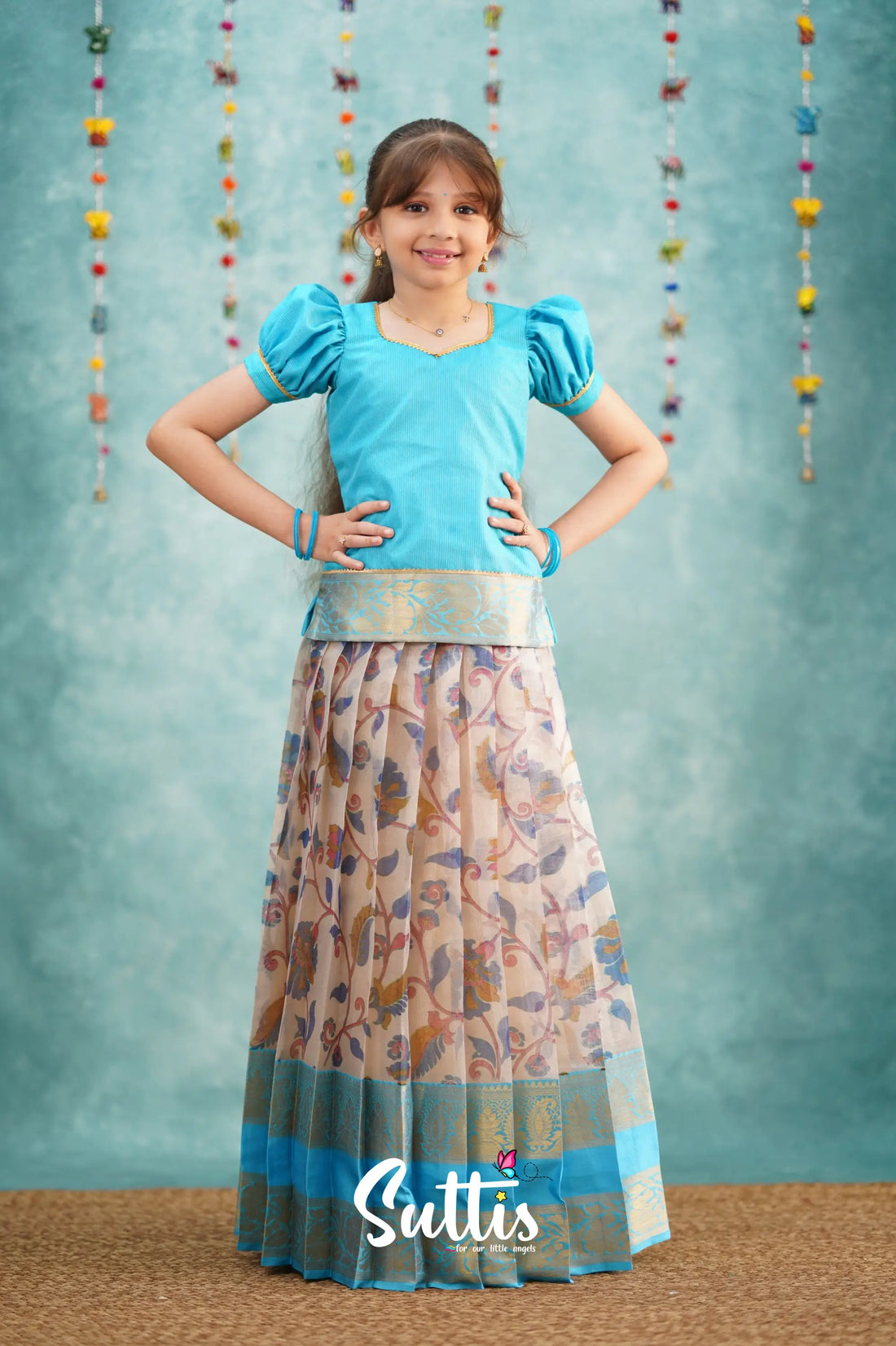 Pavadai Sattai - Sky Blue Kids - Suttis