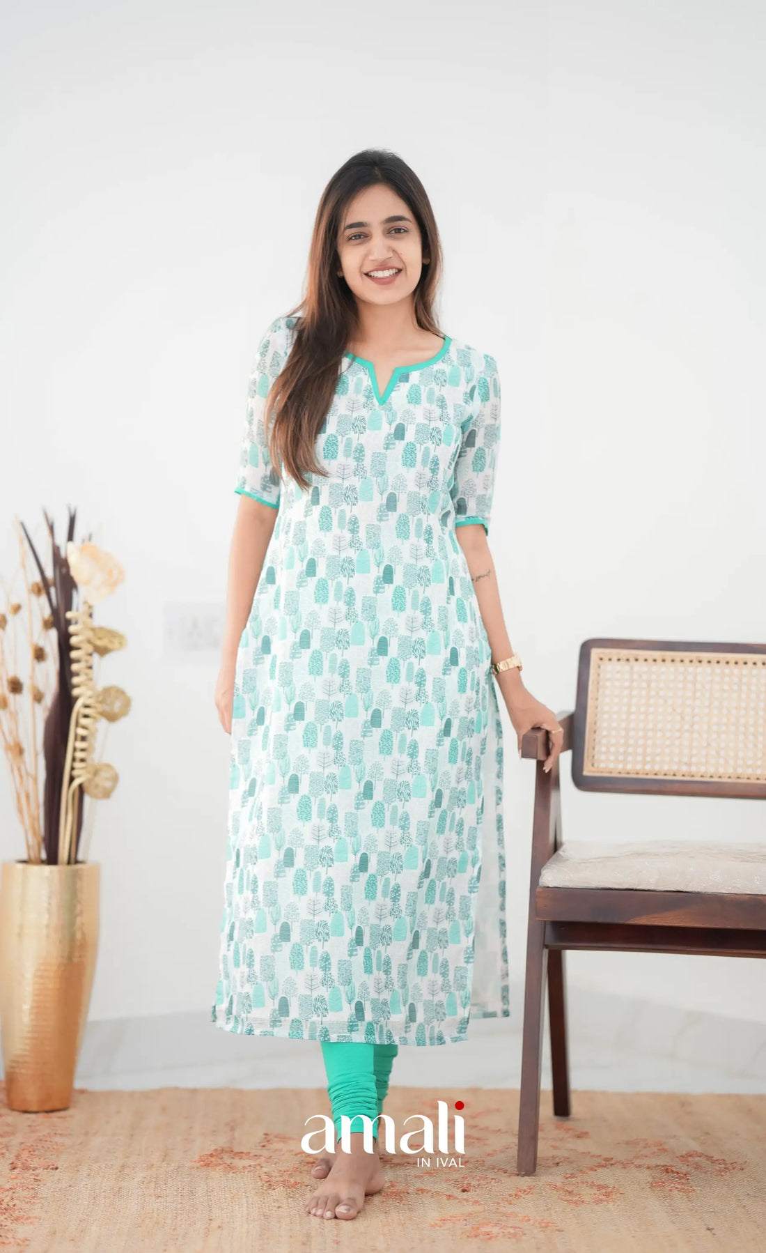 Priyo Organza Kurti - White Co-ord sets