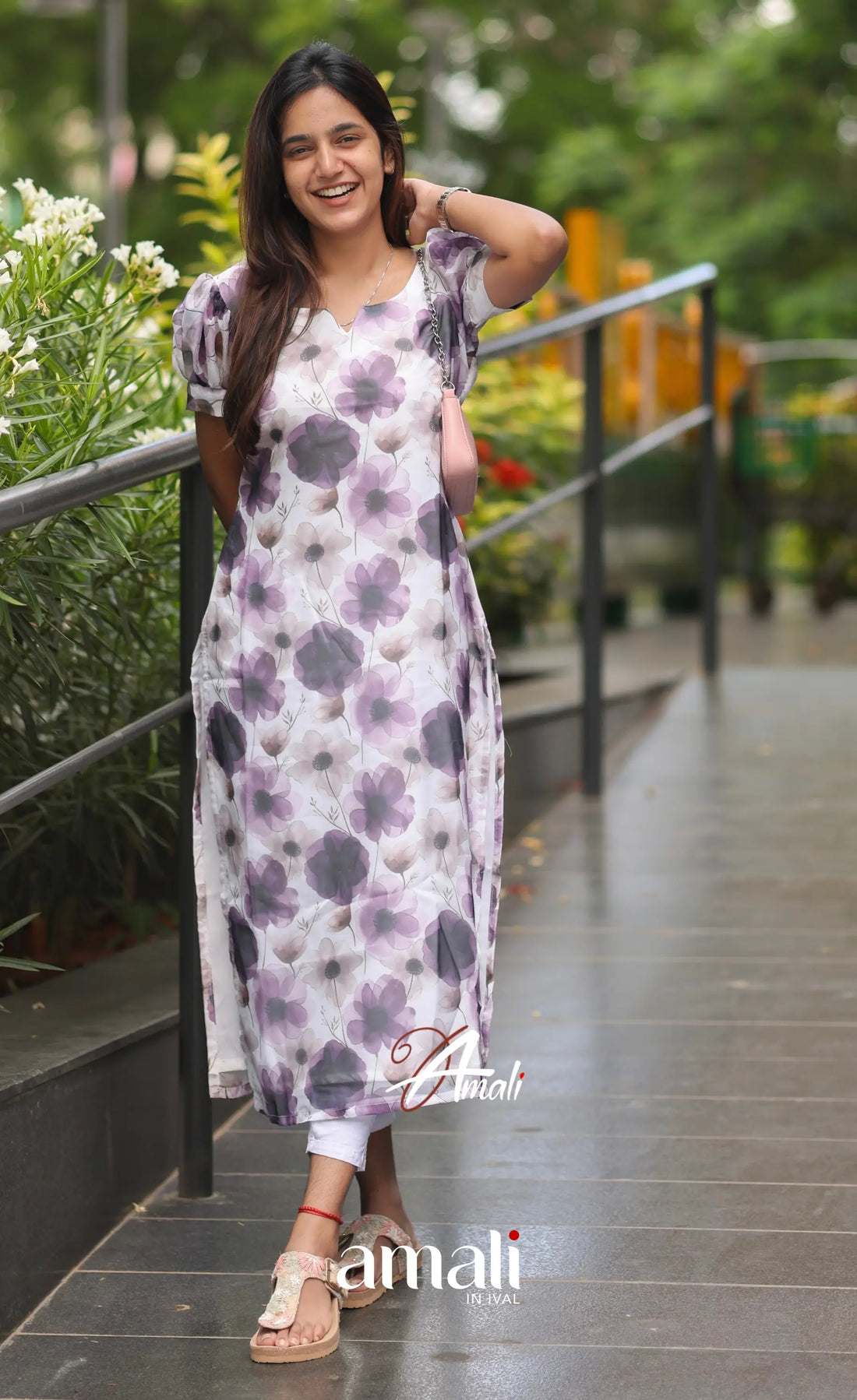 Priyo Organza Kurti - White Co-ord sets