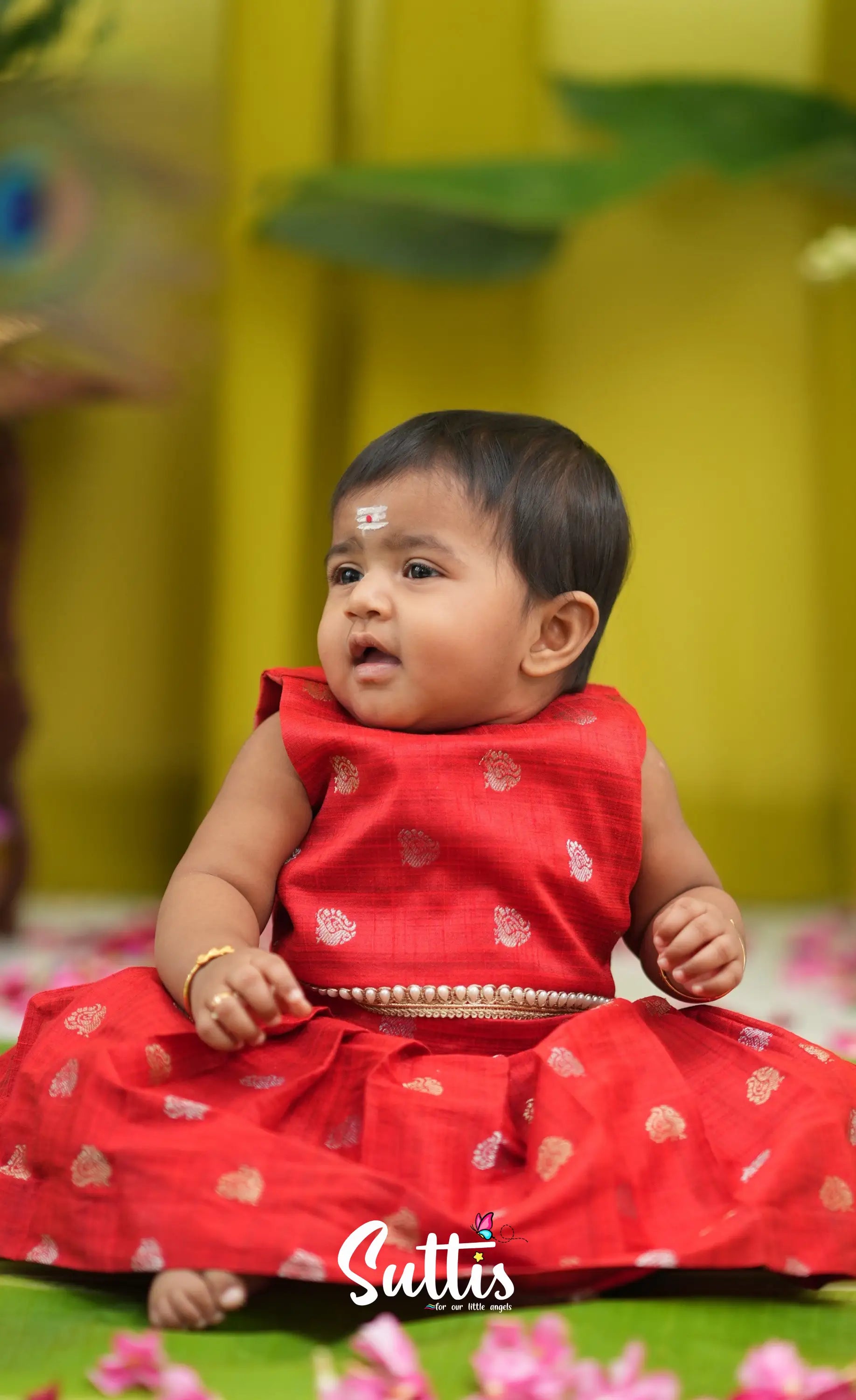 Zara - Red Crop Top and Skirt - Kids-Suttis