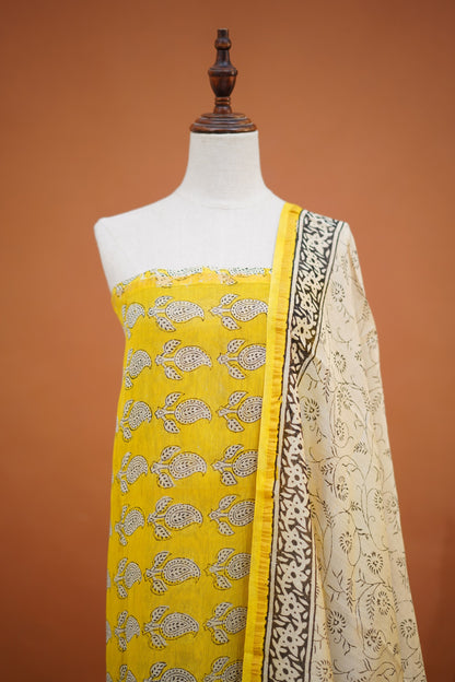 Swara Unstitched Salwar - Yellow