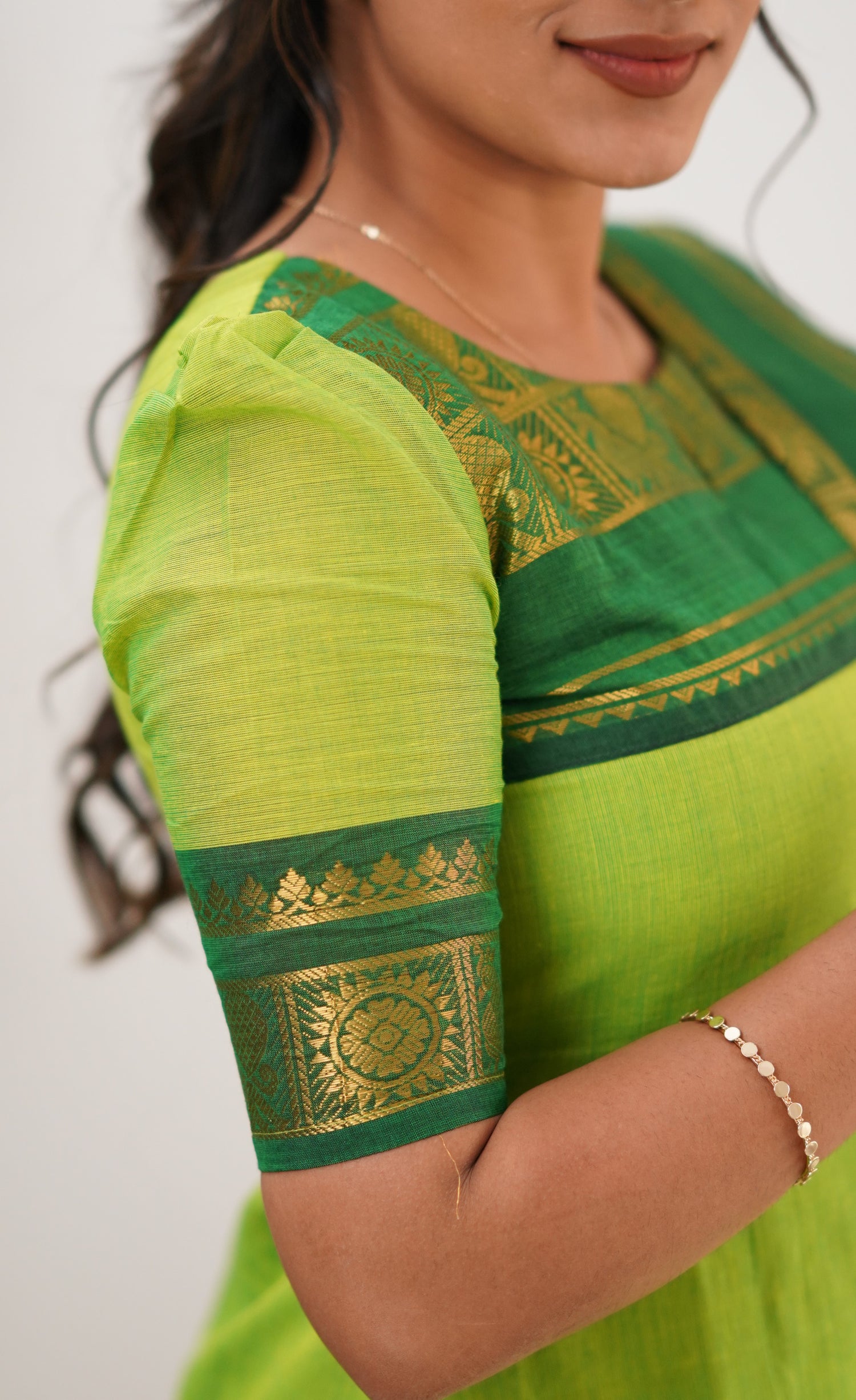 Meera Cotton Salwar - Light Green