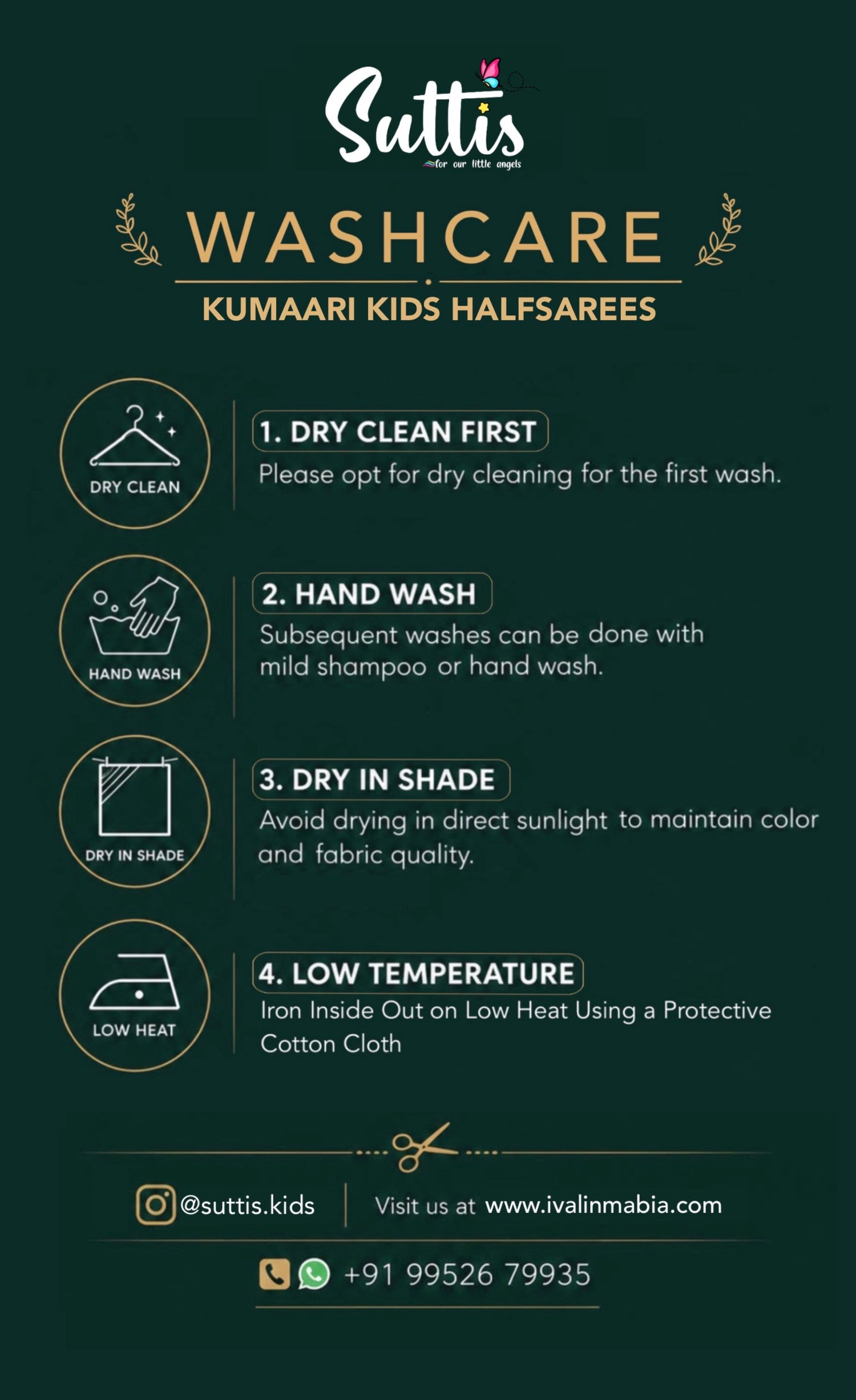 Kumaari Yellowish Green shade and Brownish Maroon tone Organza Half Saree