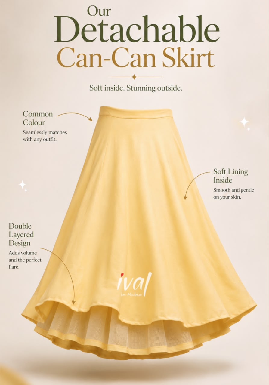Detachable Can-Can Skirt