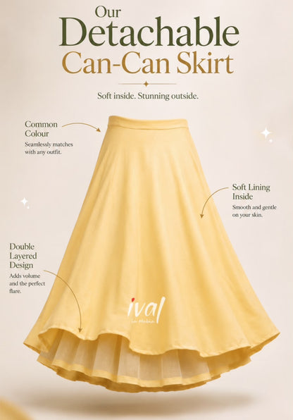 Detachable Can-Can Skirt