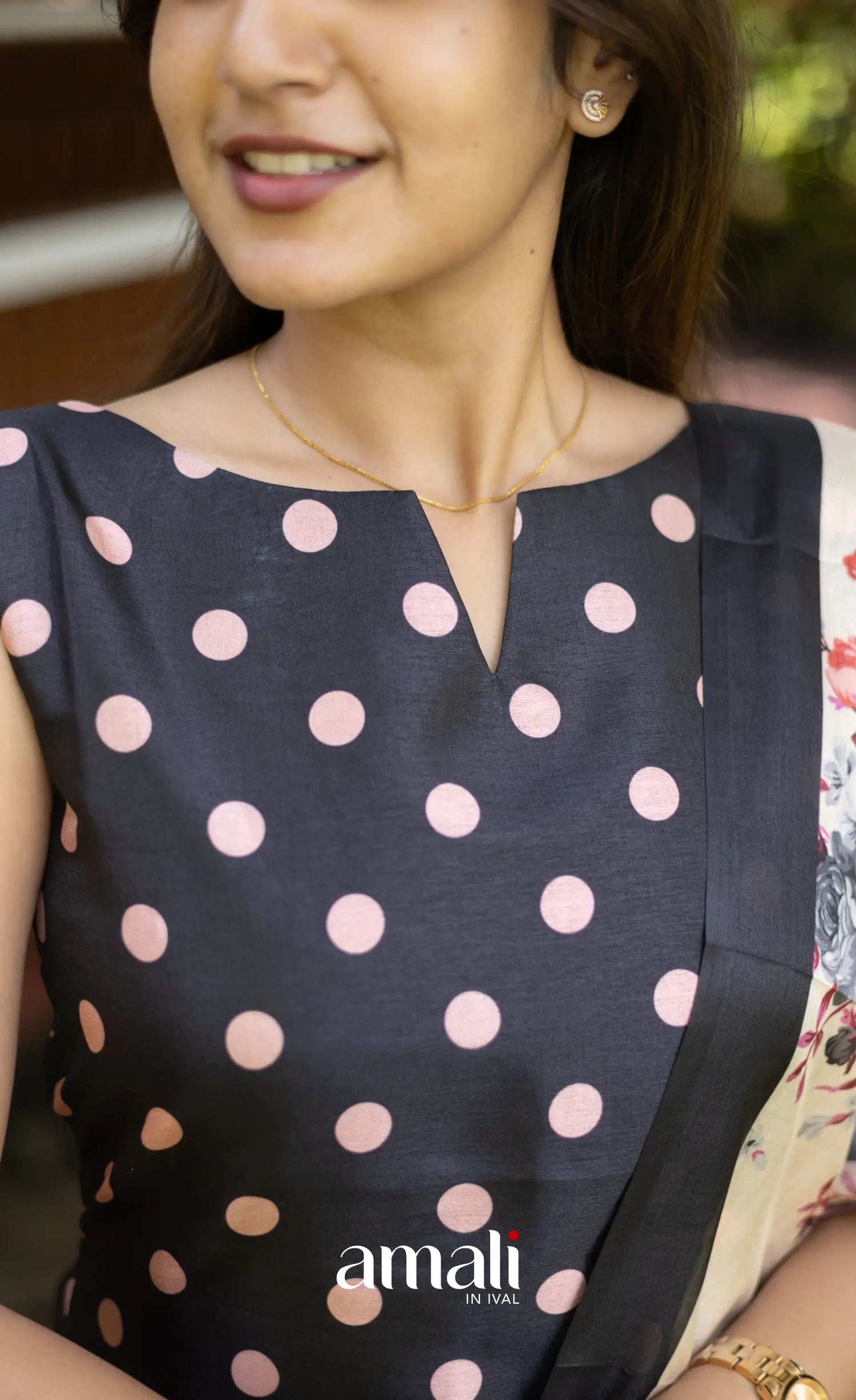 Athira Salwar - Black and Baby pink salwar
