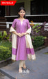 Athira Salwar - Lavender and Off white salwar