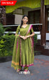 Athira Salwar - Leaf Green salwar