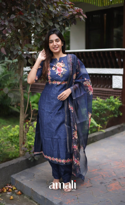 Athira Salwar - Navy Blue salwar