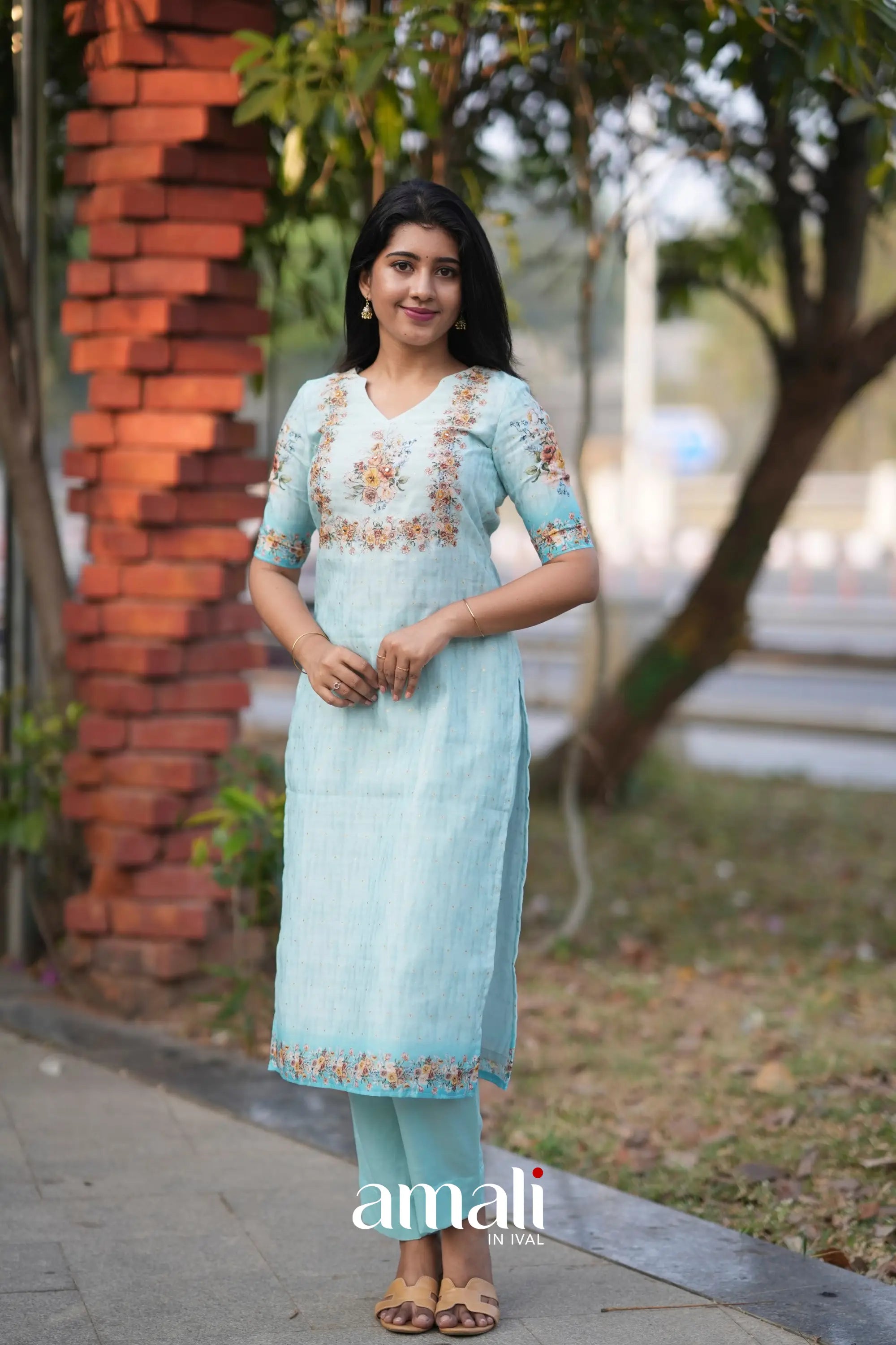 Athira Salwar - Pastel Blue salwar