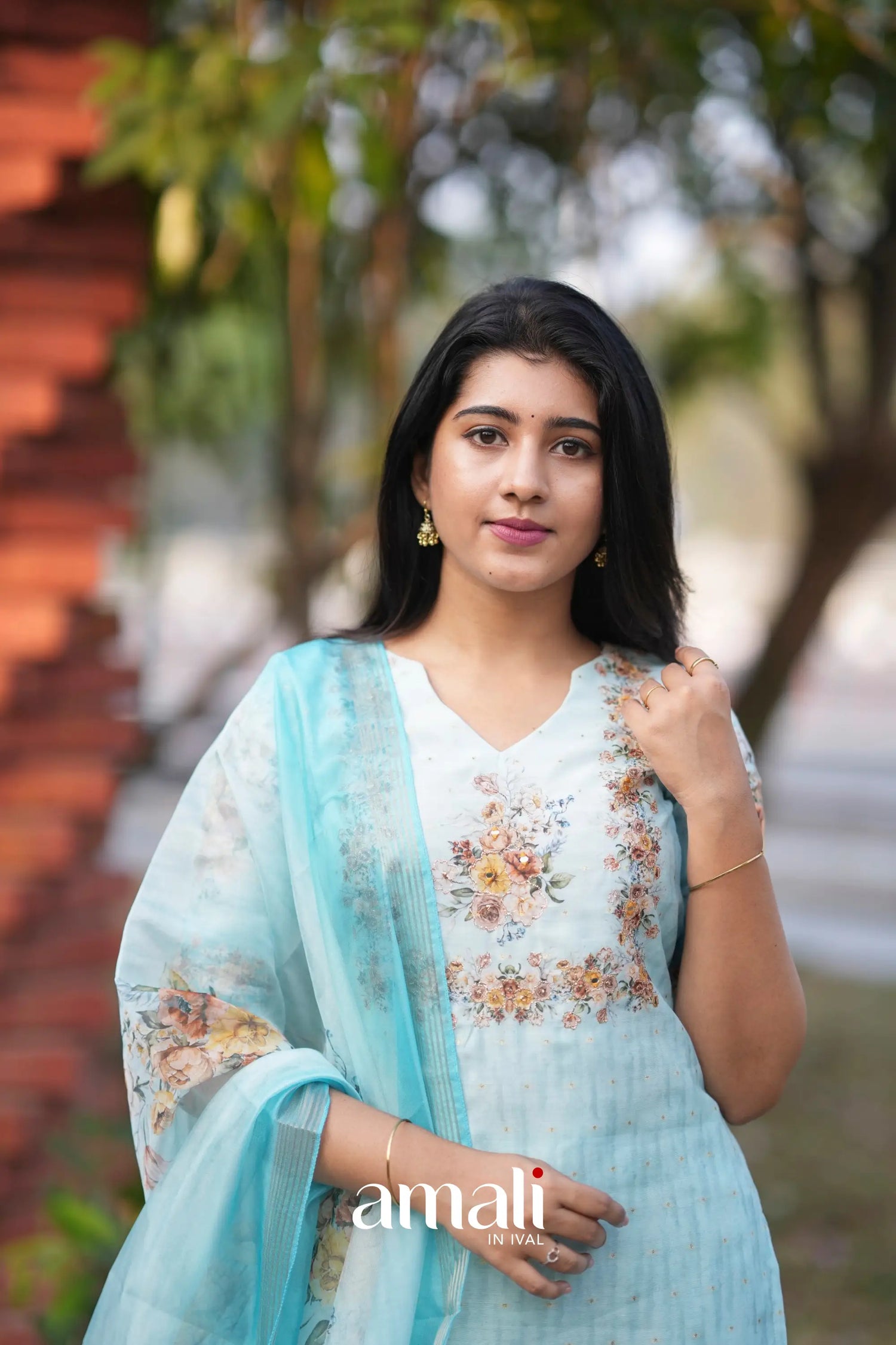 Athira Salwar - Pastel Blue salwar