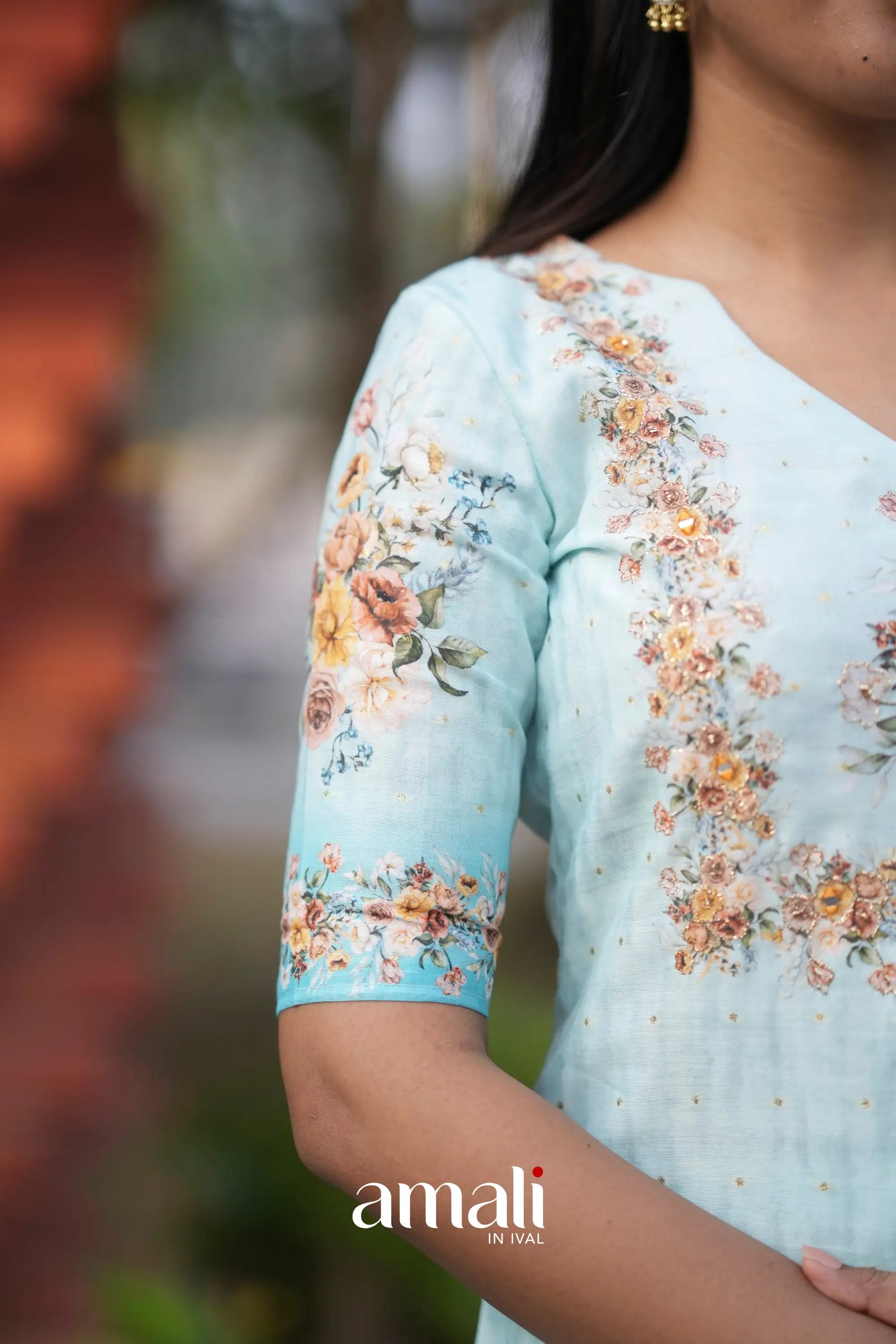 Athira Salwar - Pastel Blue salwar