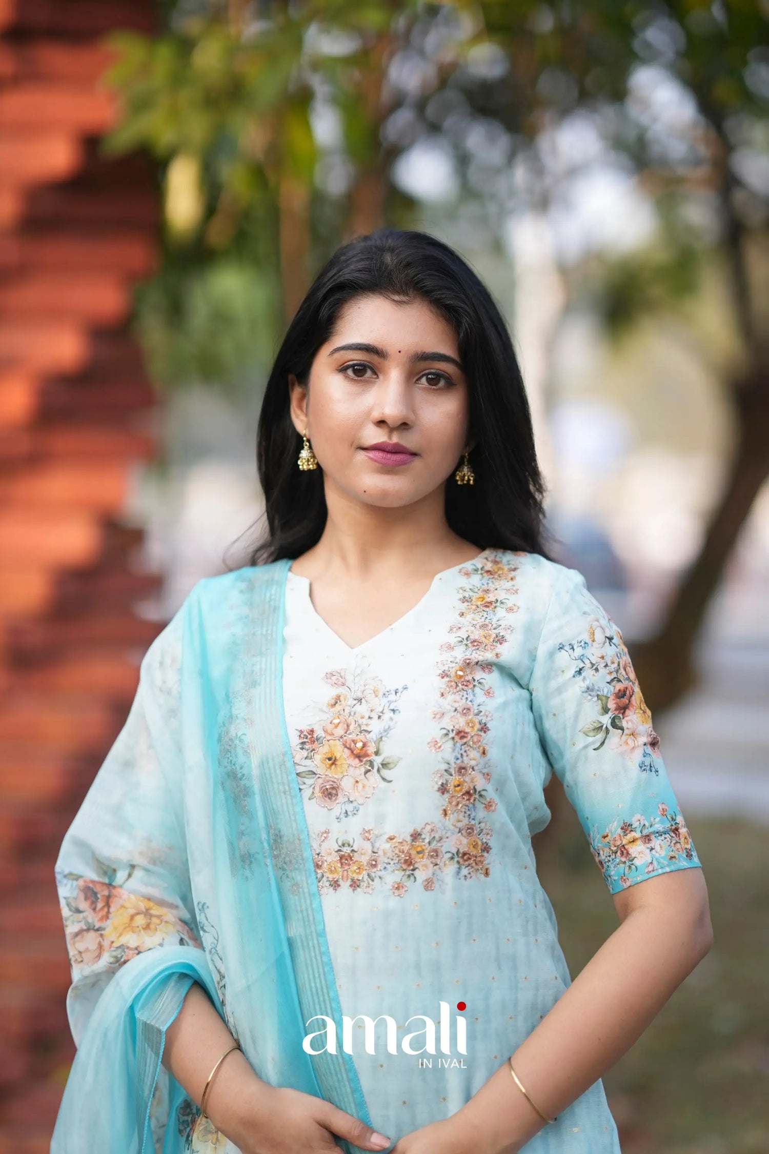 Athira Salwar - Pastel Blue salwar