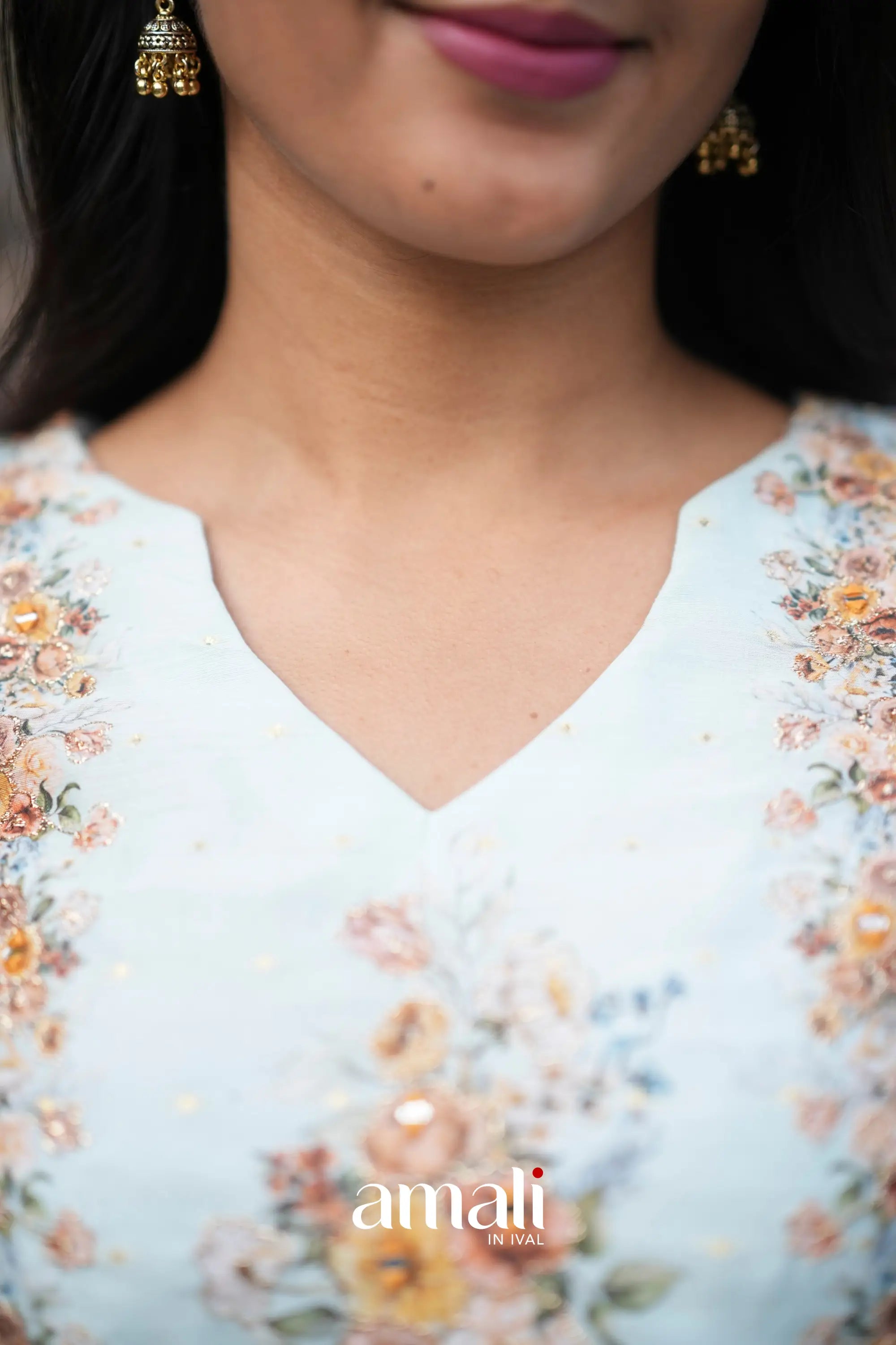 Athira Salwar - Pastel Blue salwar