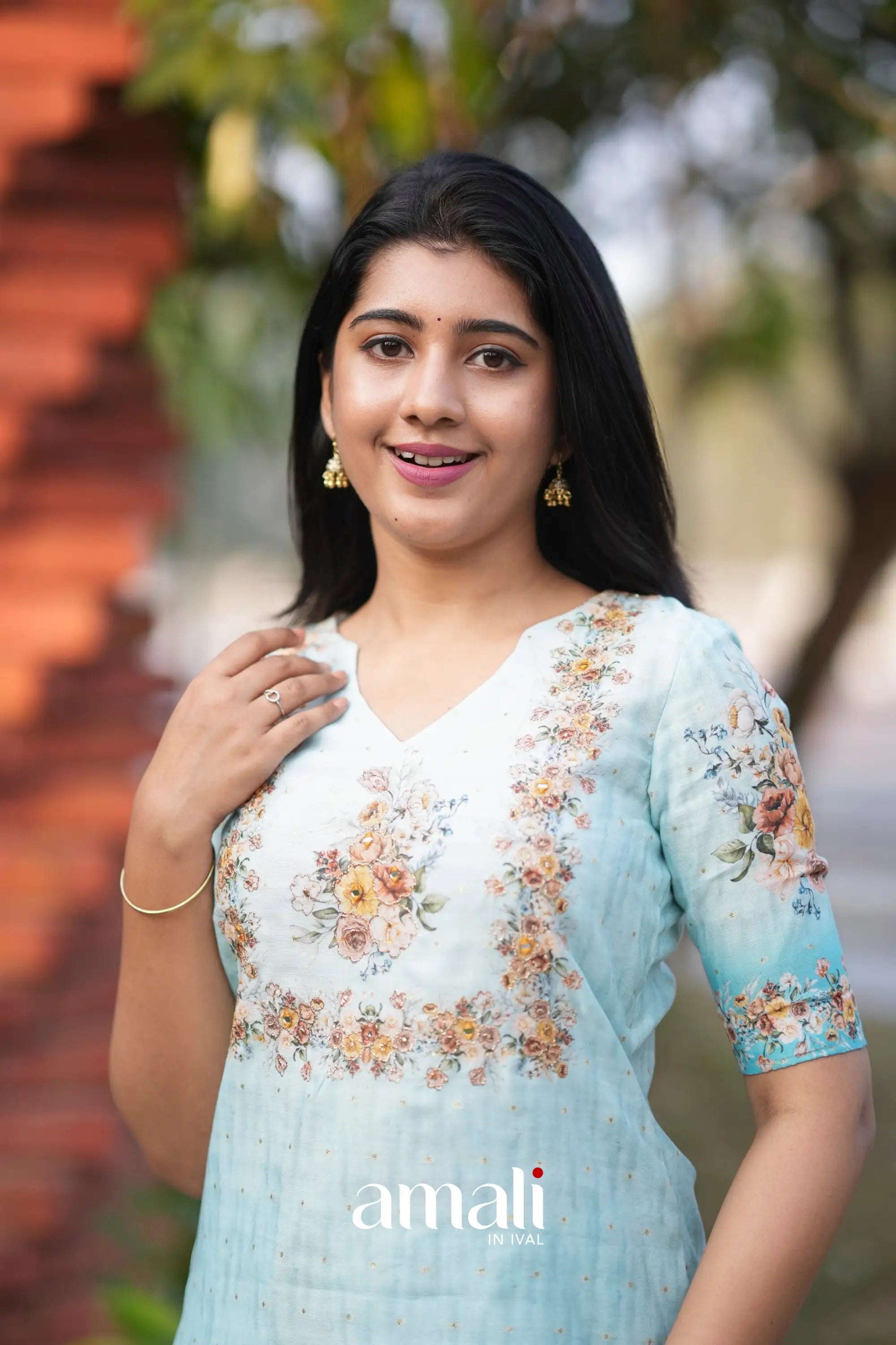Athira Salwar - Pastel Blue salwar