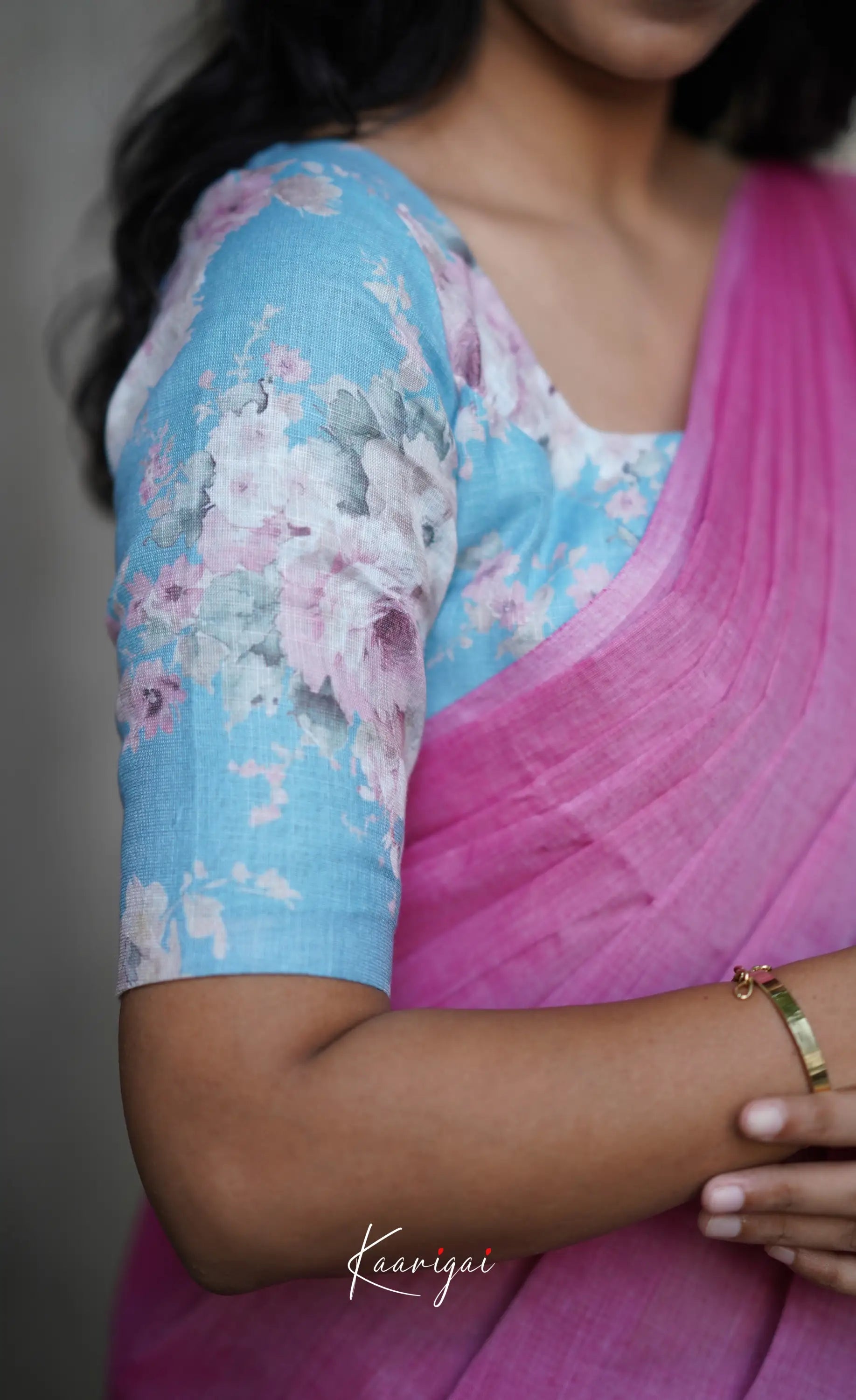 Azhagi - Light Pink Cotton Saree Sarees