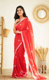 Azhagi - Red Cotton Saree Sarees