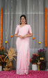 Blended Silk Saree - Baby Pink Sarees