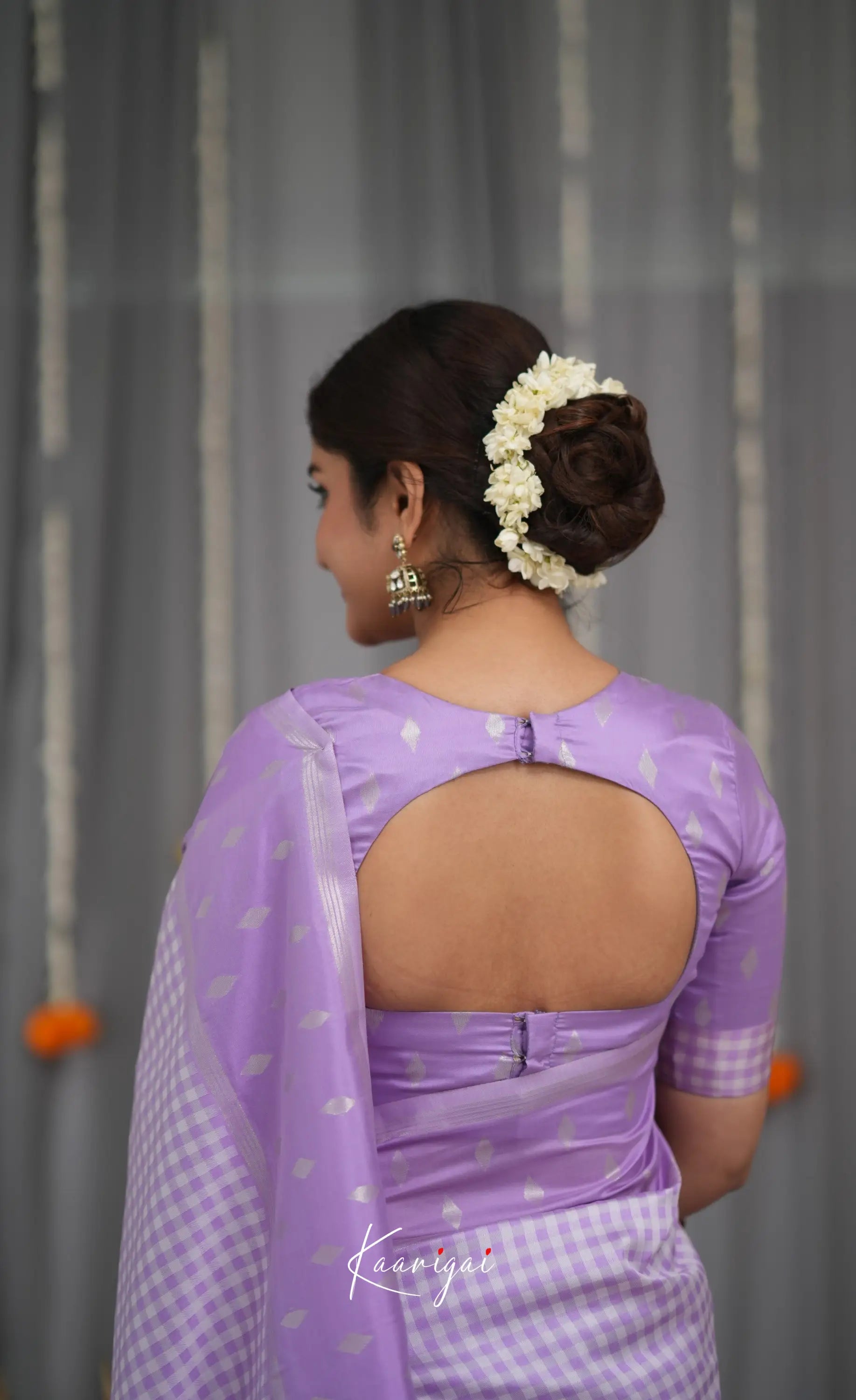 Blended Silk Saree - Lavender Sarees