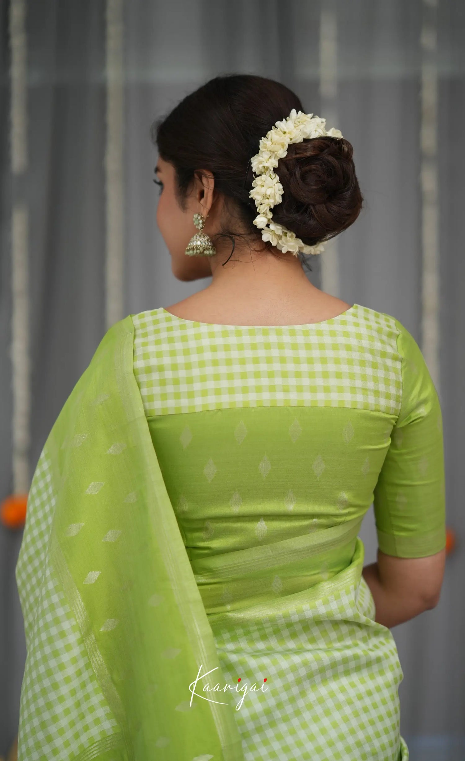 Blended Silk Saree - Light Green Sarees