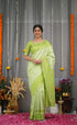 Blended Silk Saree - Light Green Sarees