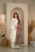 Cream Semi Silk Salwar Anarkalis