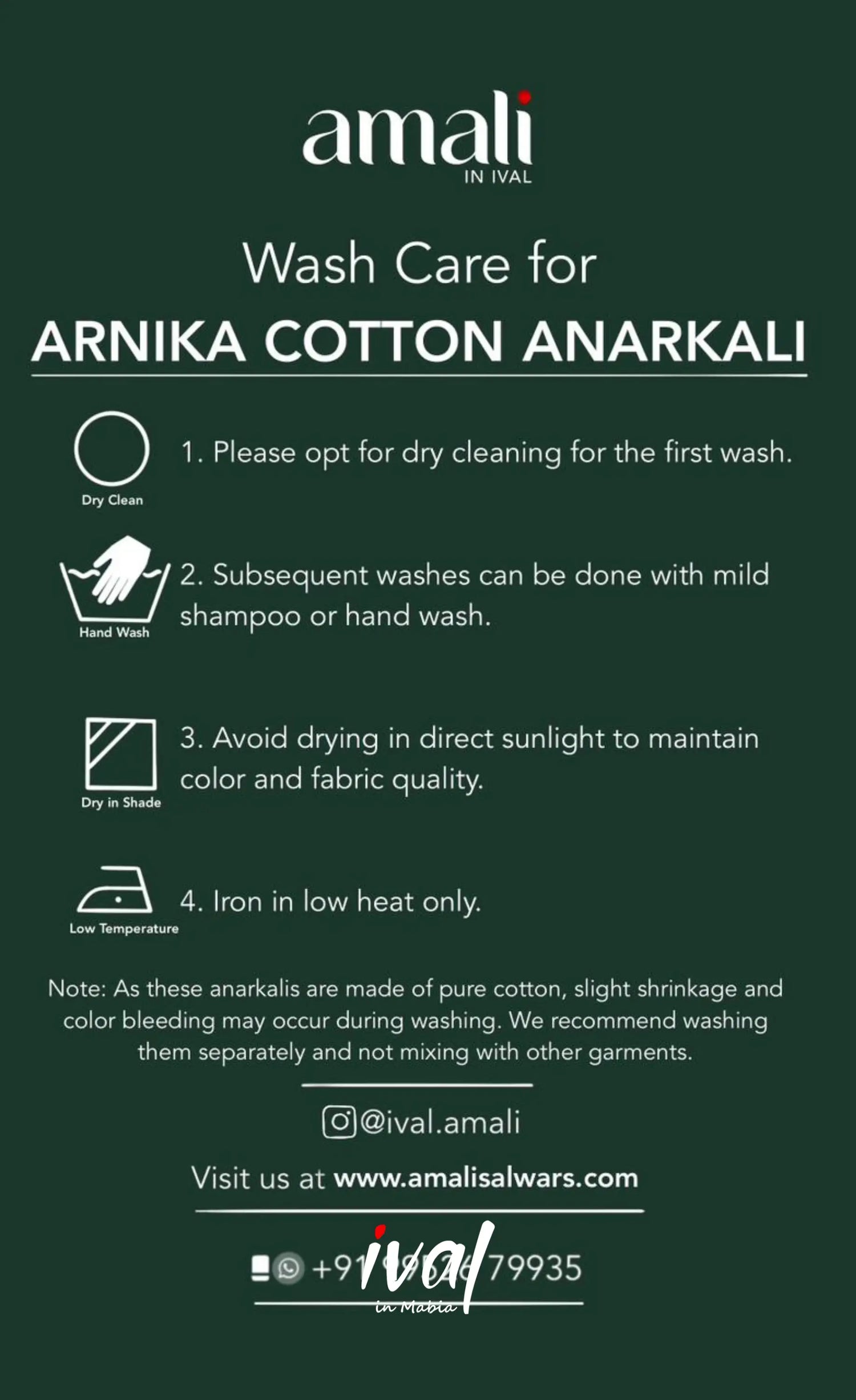 Dark Plum and Green Cotton Anarkali Anarkalis