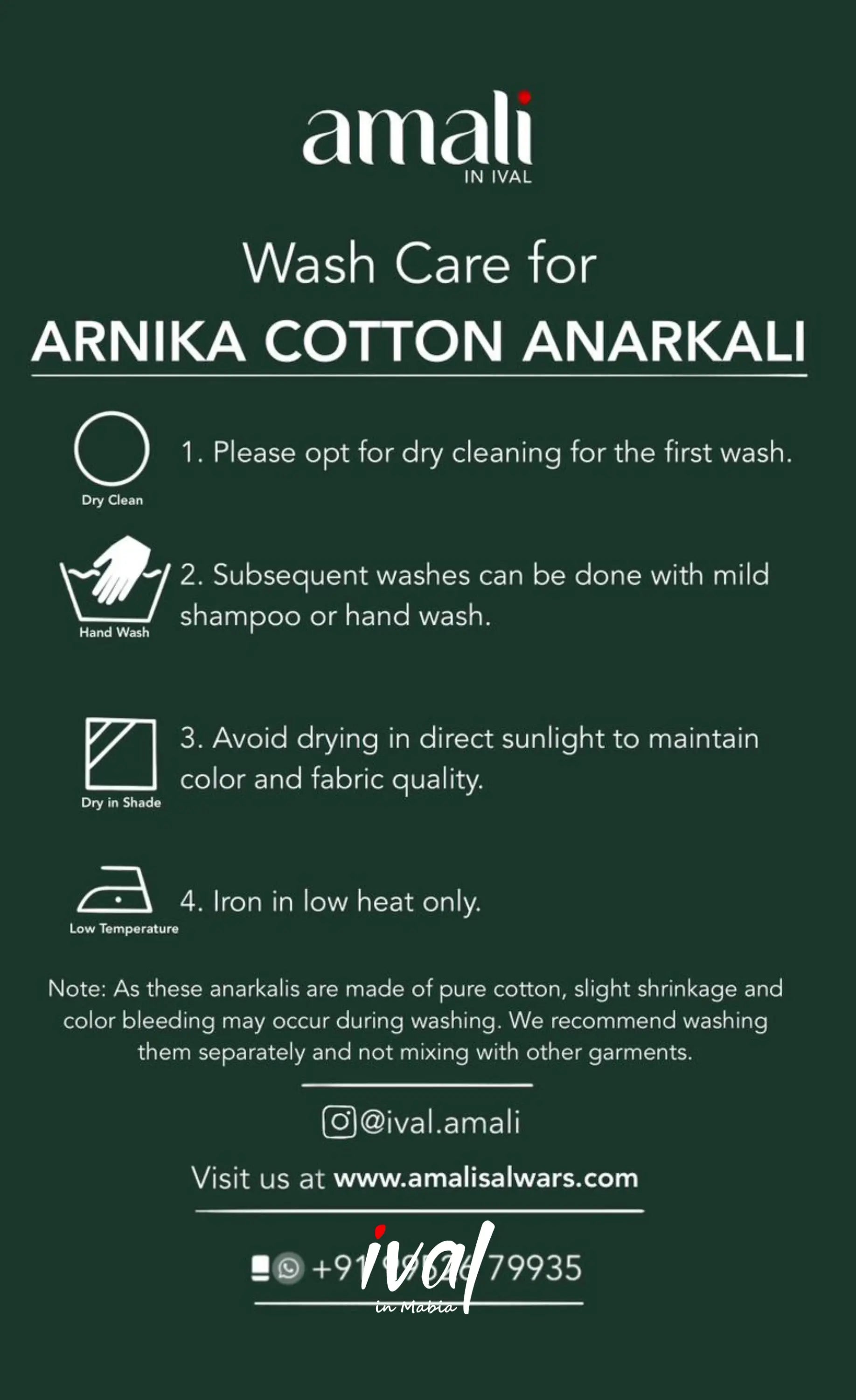 Dark Plum and Green Cotton Anarkali Anarkalis