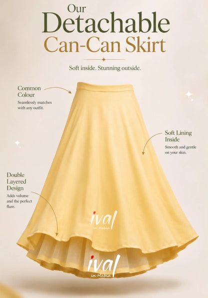 Detachable Can-Can Skirt