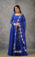 Georgette Anarkali - Royal Blue Anarkalis