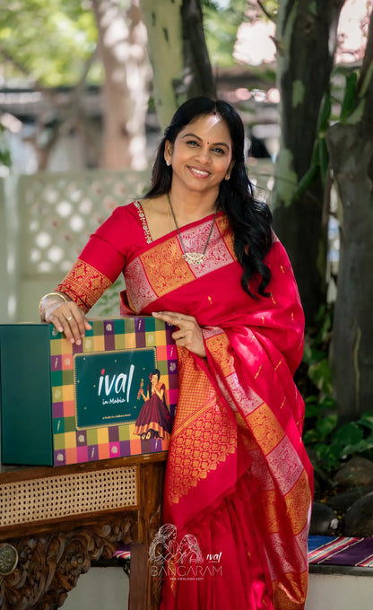 Ival Bangaram Seer Petti - Half Sarees