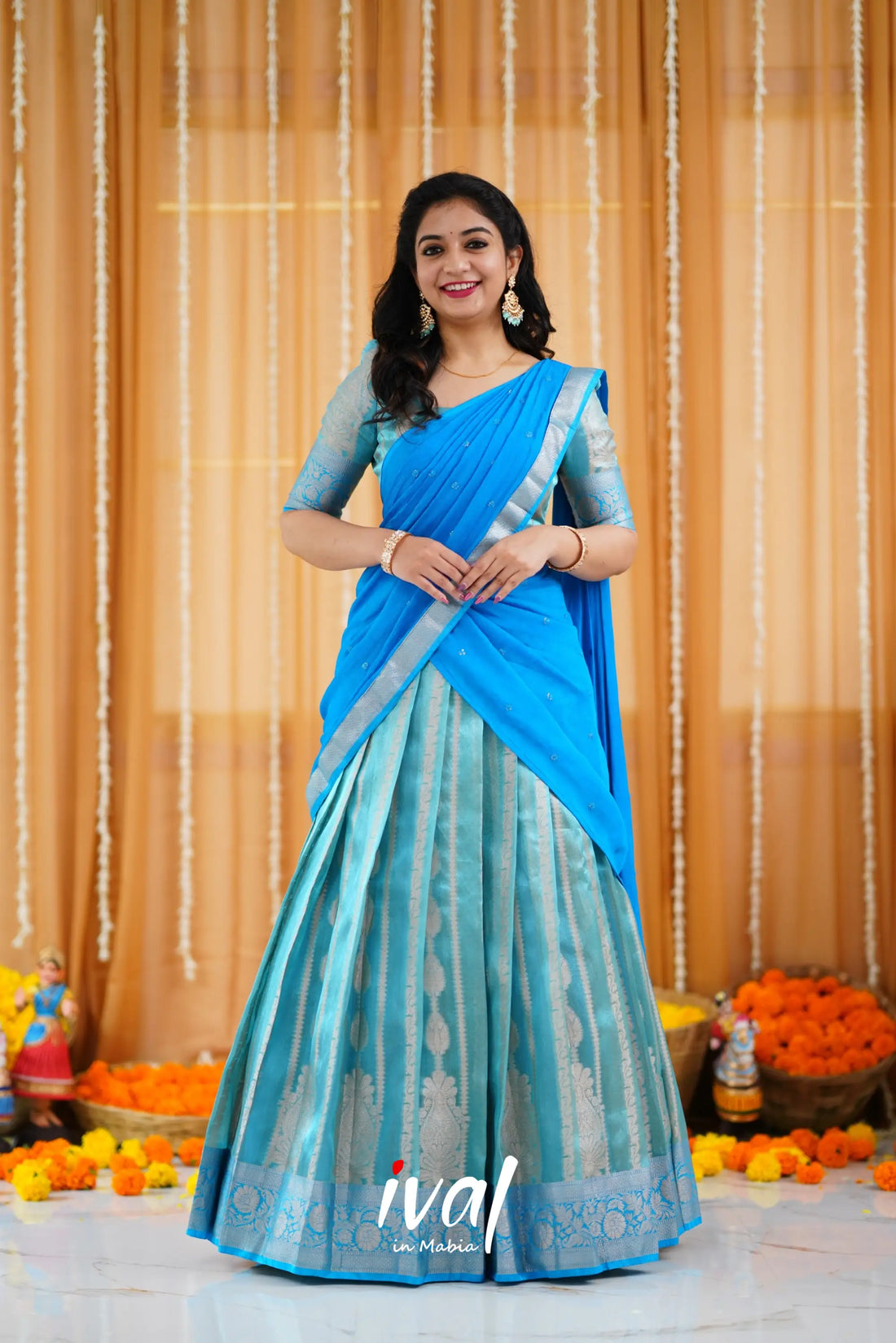 Half saree for ladies best sale