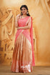 Izhaiyini - Peach Banarasi Tissue Halfsaree Half Sarees