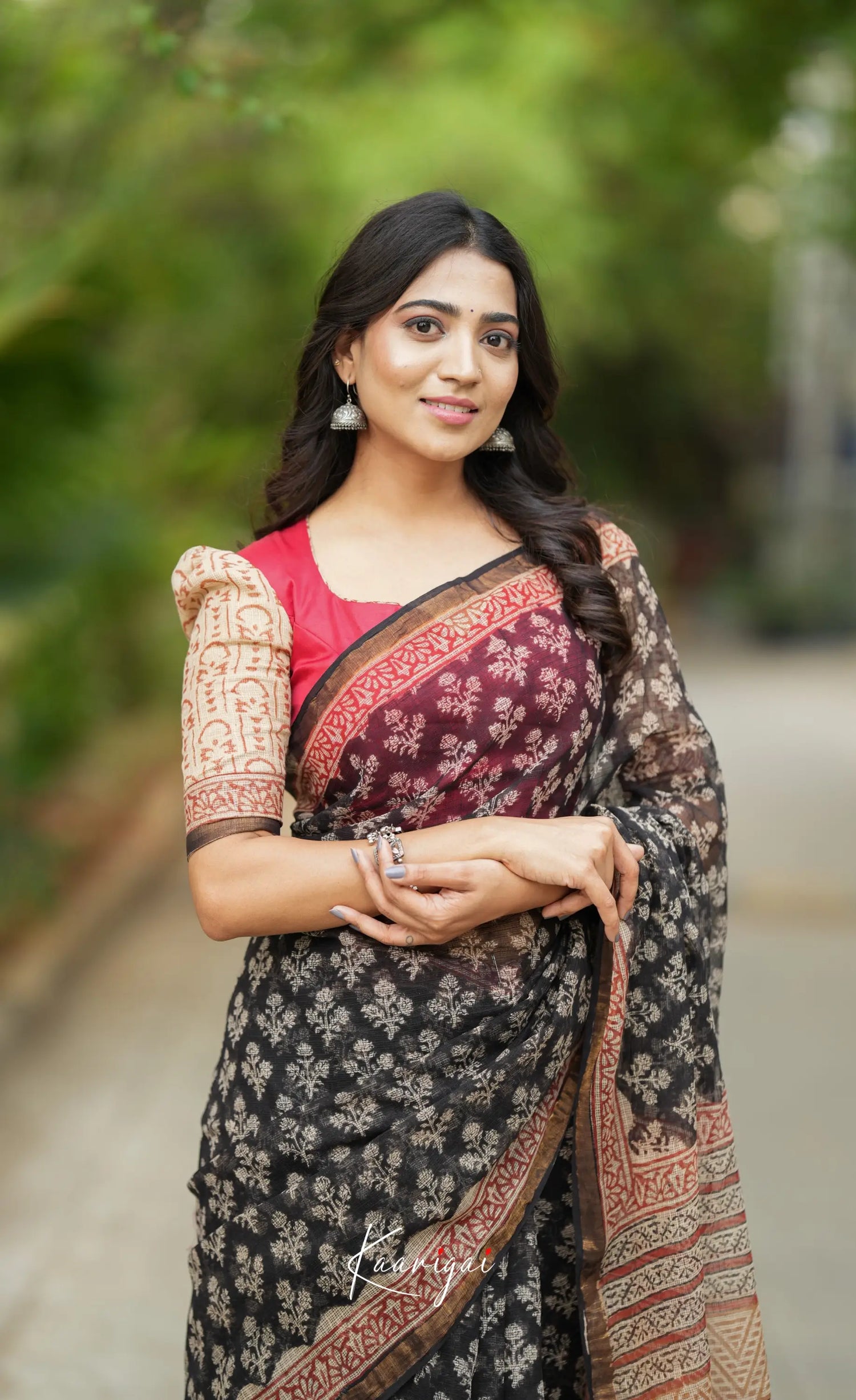 Kamali Kota Saree - Black Sarees