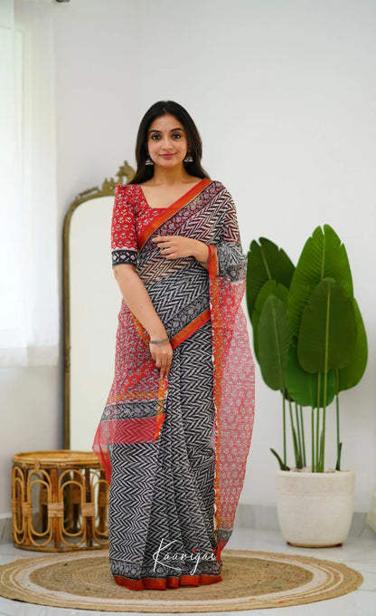 Kamali Kota Saree - Black Sarees