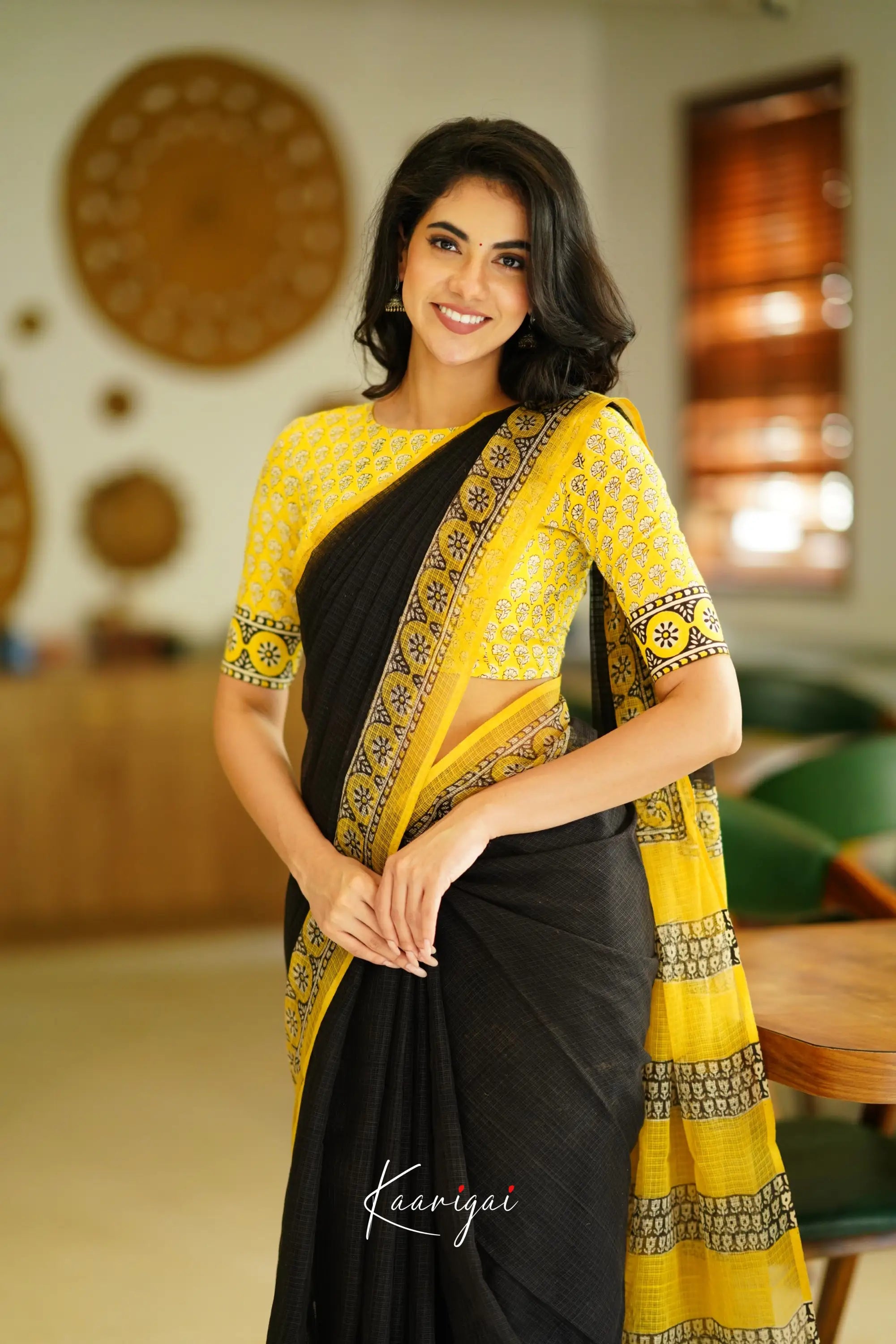 Kamali Kota Saree - Black Sarees