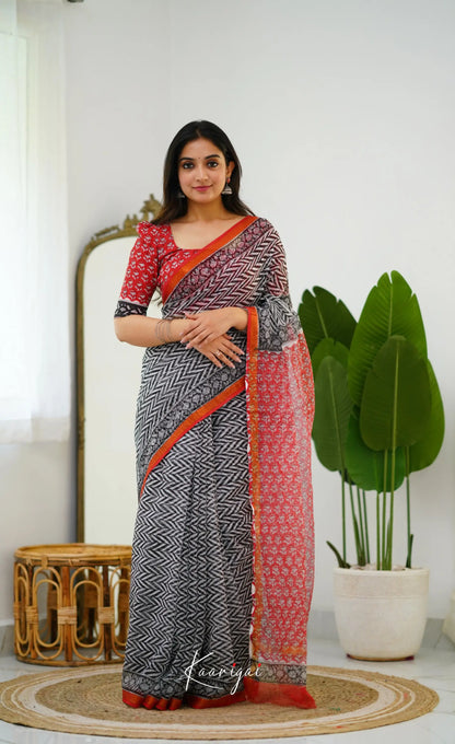 Kamali Kota Saree - Black Sarees