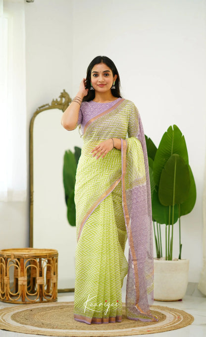 Kamali Kota Saree - Light Green Sarees