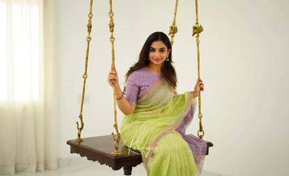 Kamali Kota Saree - Light Green Sarees