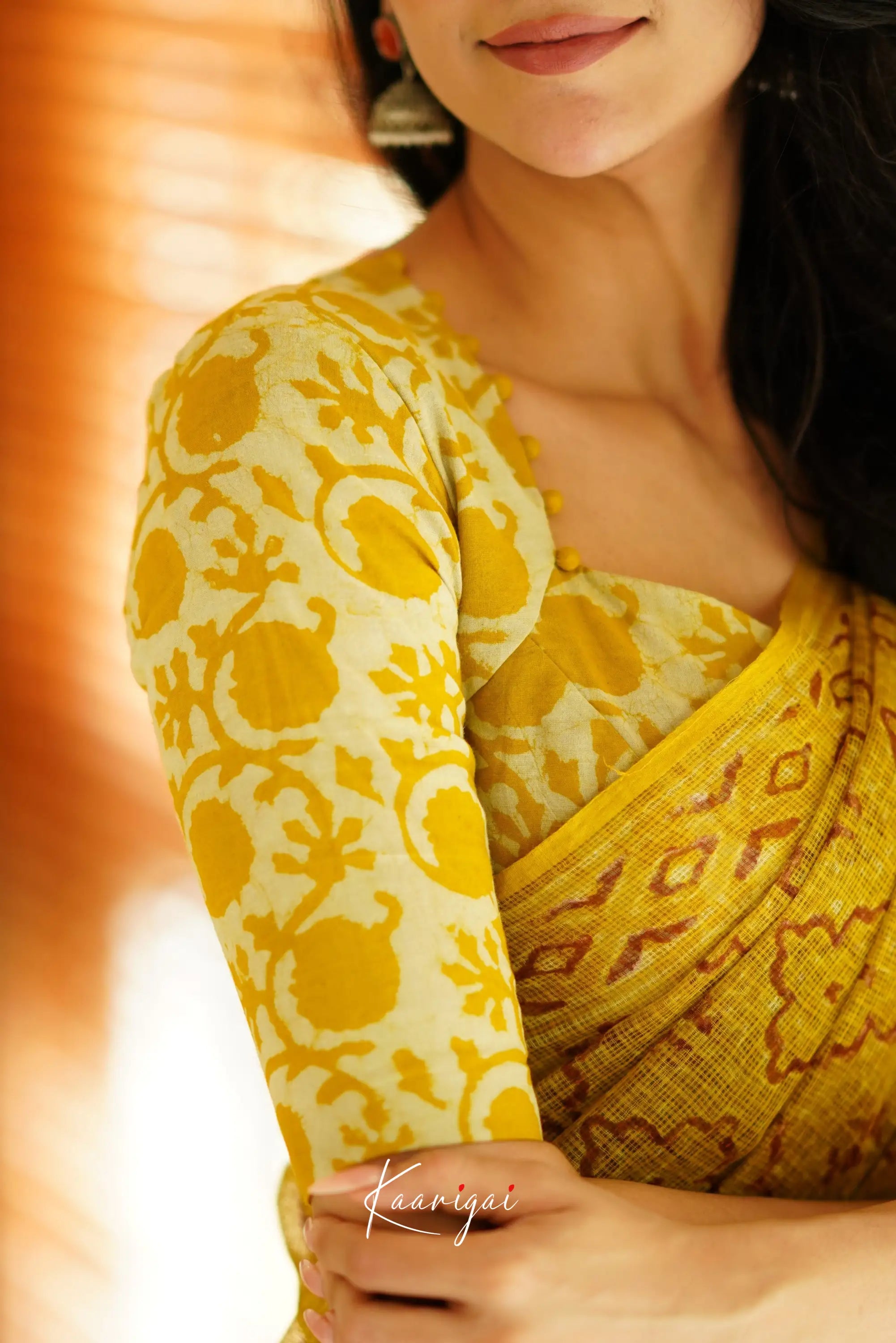 Kamali Kota Saree - Mustard Yellow Sarees