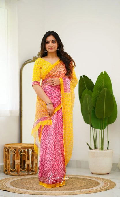 Kamali Kota Saree - Pink Sarees