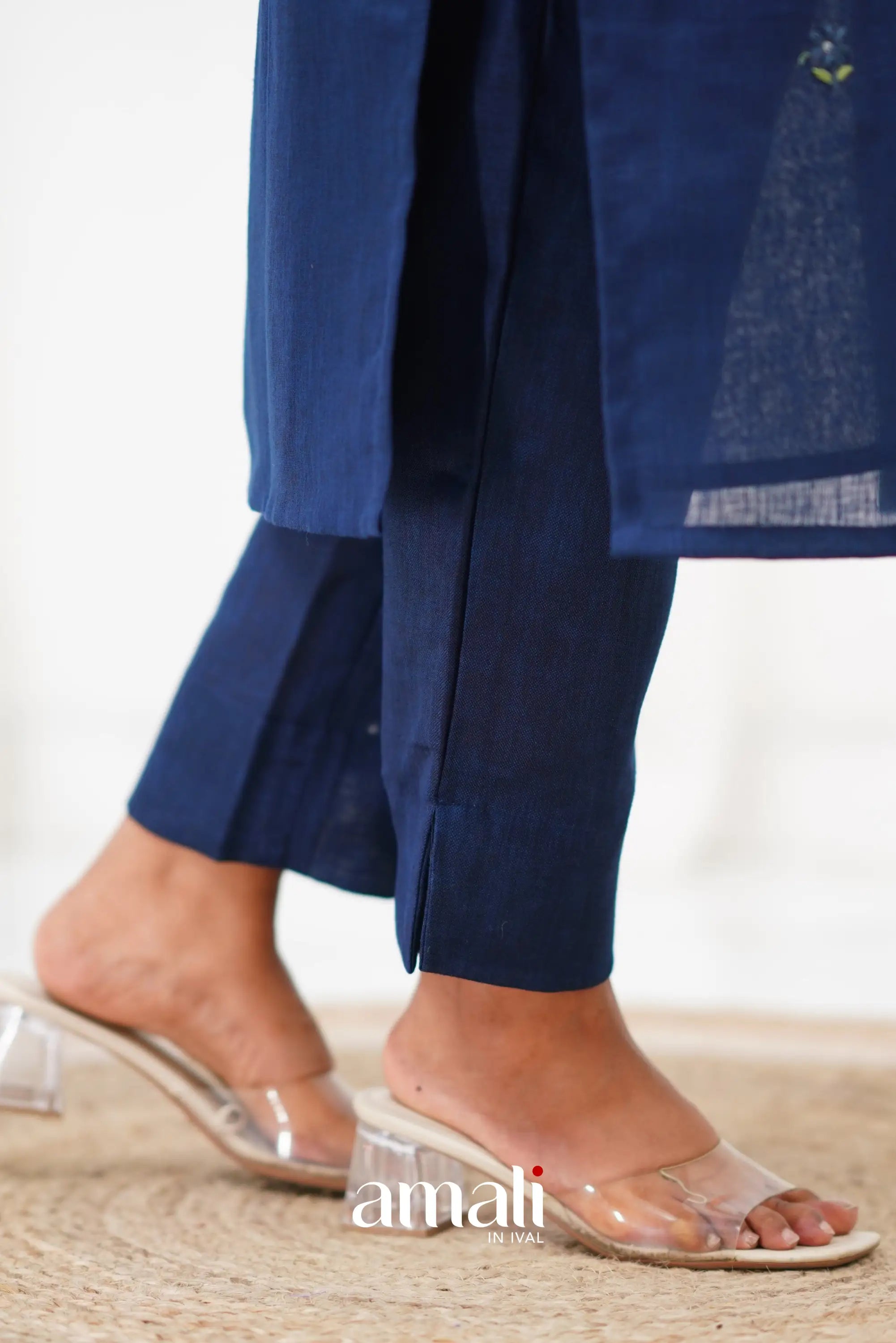 Laila Linen Salwar - Dark Blue salwar