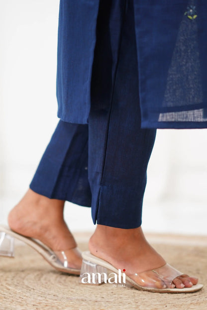 Laila Linen Salwar - Dark Blue salwar