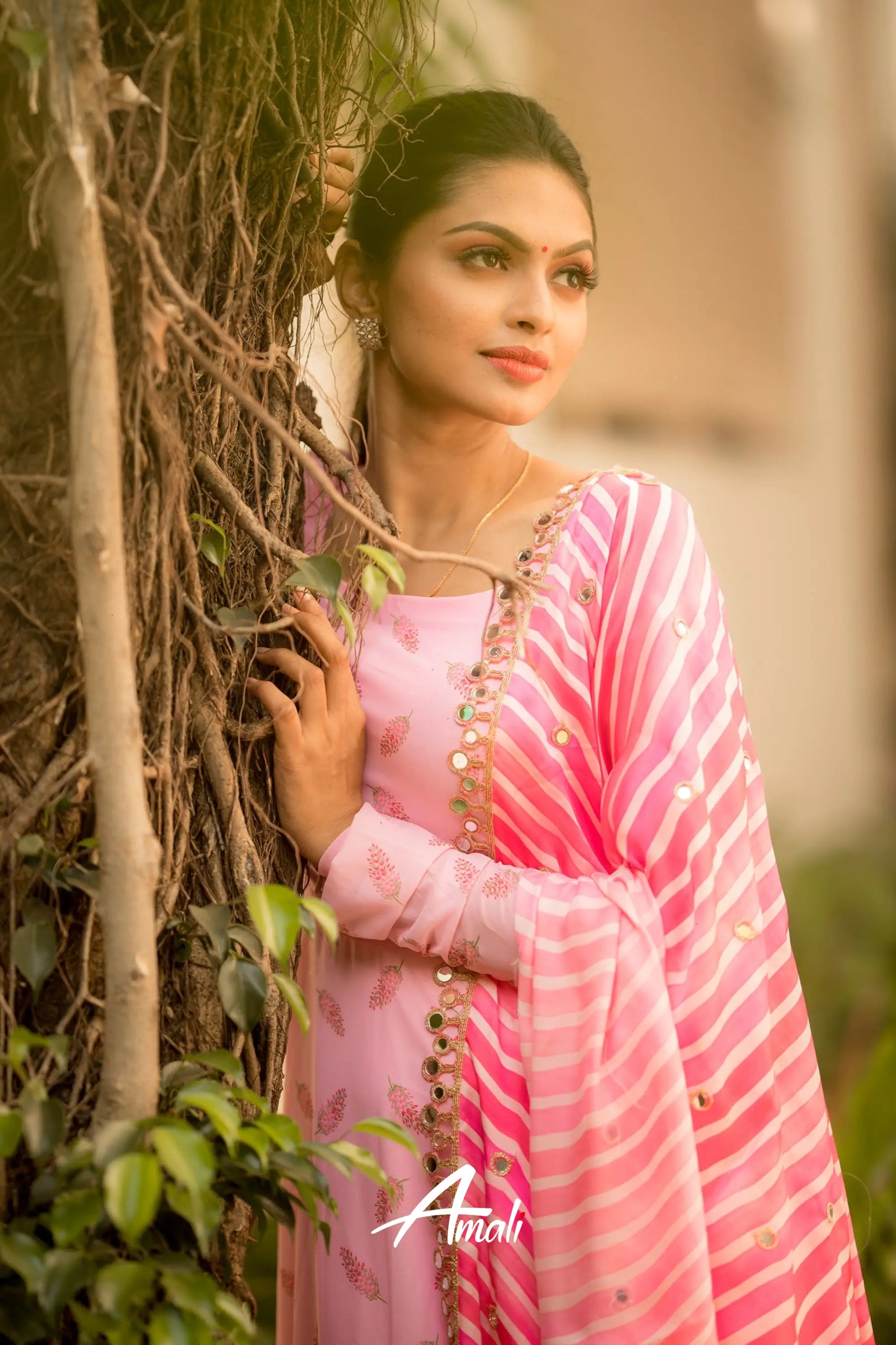 Light Pink Georgette Anarkali Anarkalis