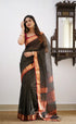 Black Maheswari Silk Cotton Saree Sarees