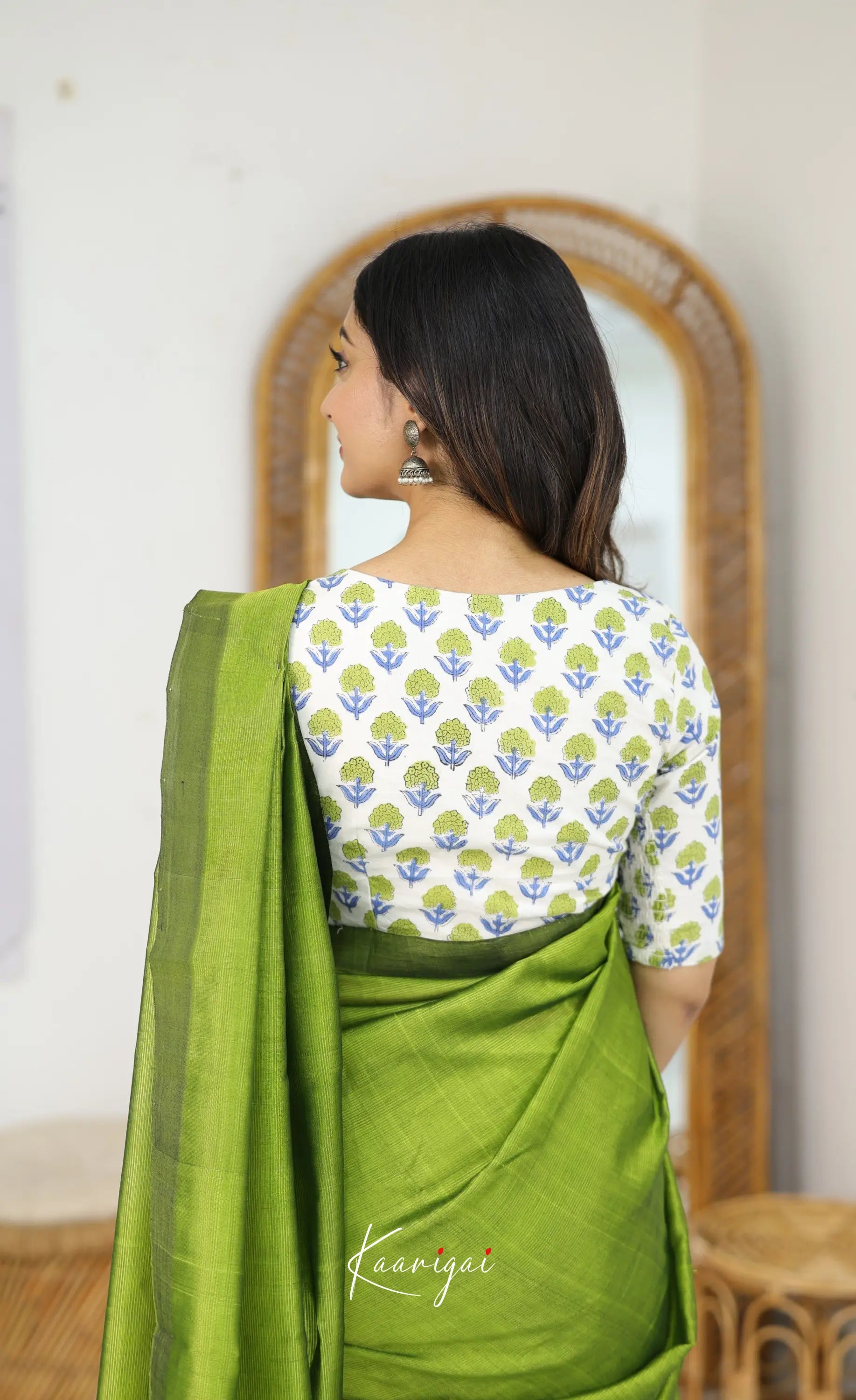 Madura Mangalagiri Saree - Light Green - Sarees