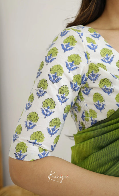 Madura Mangalagiri Saree - Light Green - Sarees