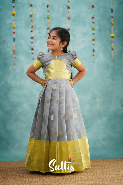 Maya Gown - Ash And Yellow Kids - Suttis