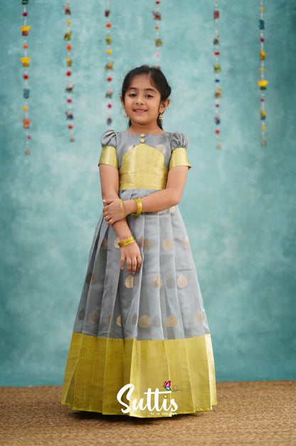 Maya Gown - Ash And Yellow Kids - Suttis